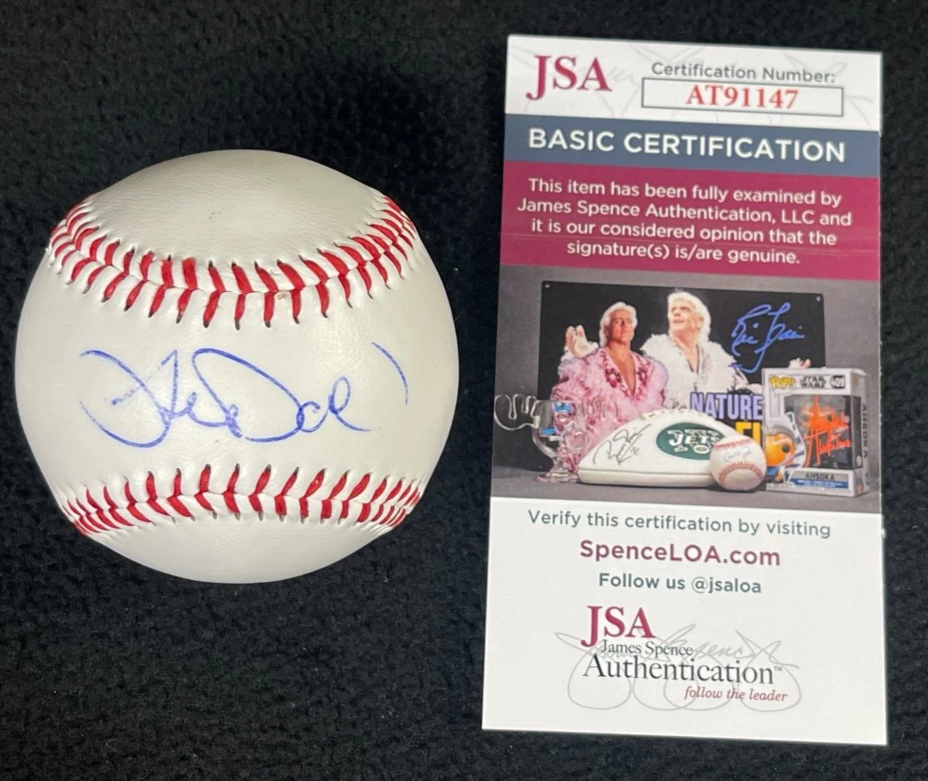 Joe Saunders Signed Los Angeles Angels Baseball JSA COA