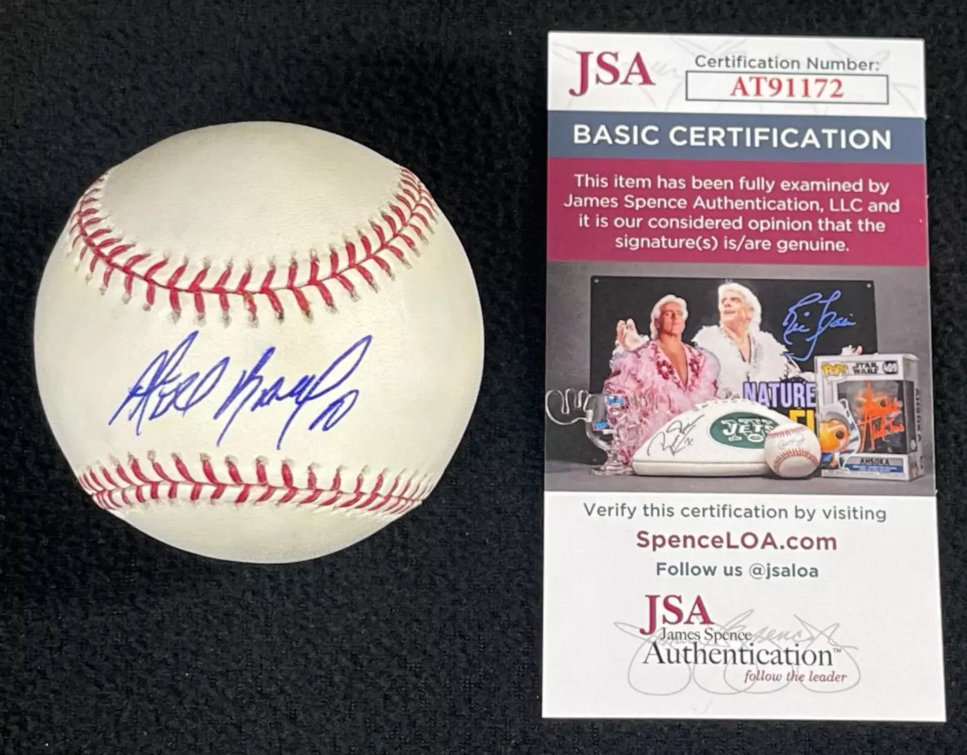 Alexei Ramirez Signed Chicago White Sox OML Baseball JSA COA