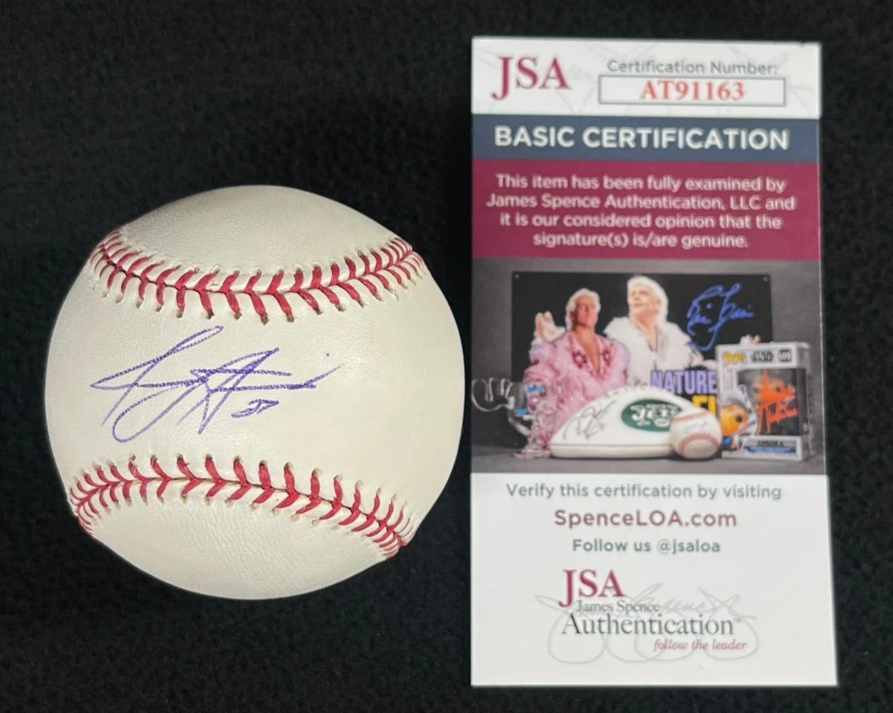 Jeremy Hermida Signed Boston Red Sox OML Baseball JSA COA