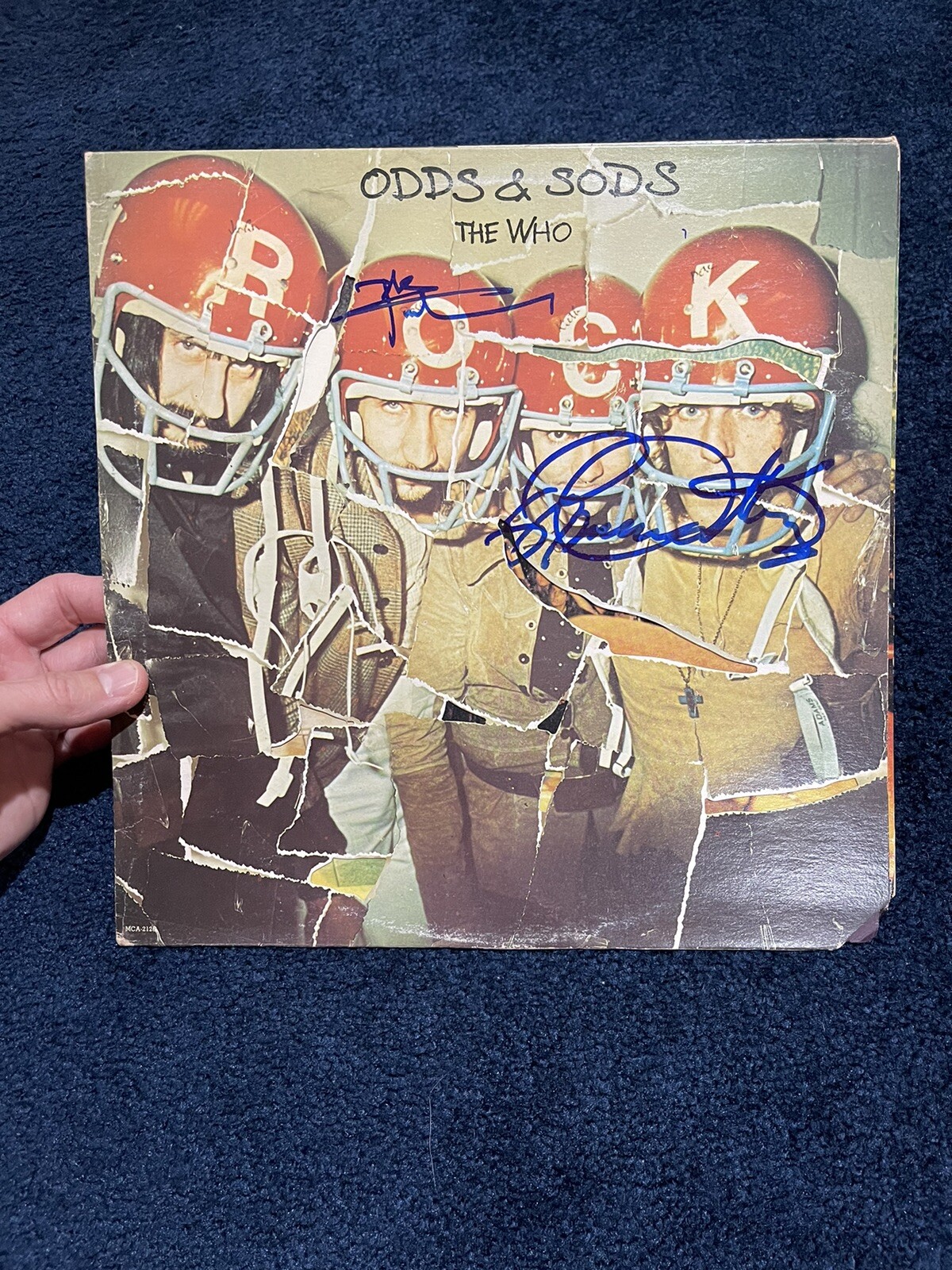 The Who Townshend Daltrey Signed Autographed Odds & Sods Album JSA LOA