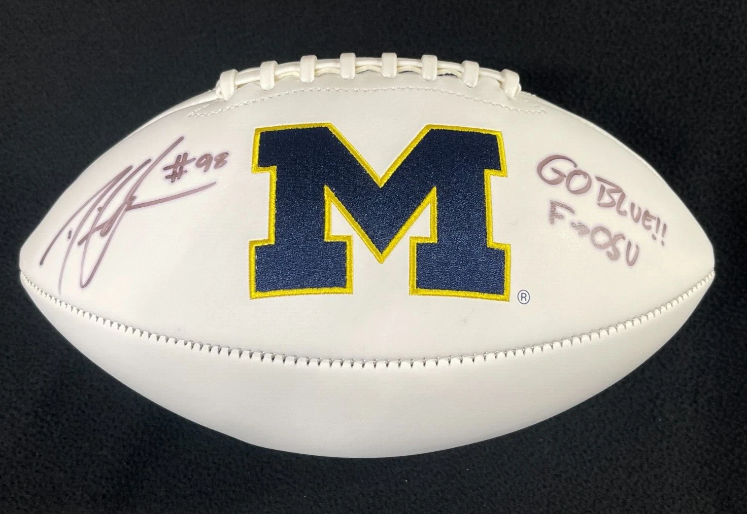 Devin Gardner Signed & Inscribed 