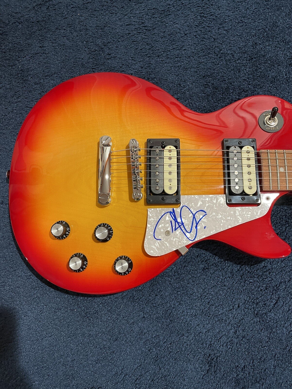 Rare Led Zeppelin Robert Plant Signed Autographed Les Paul Guitar Beckett JSA