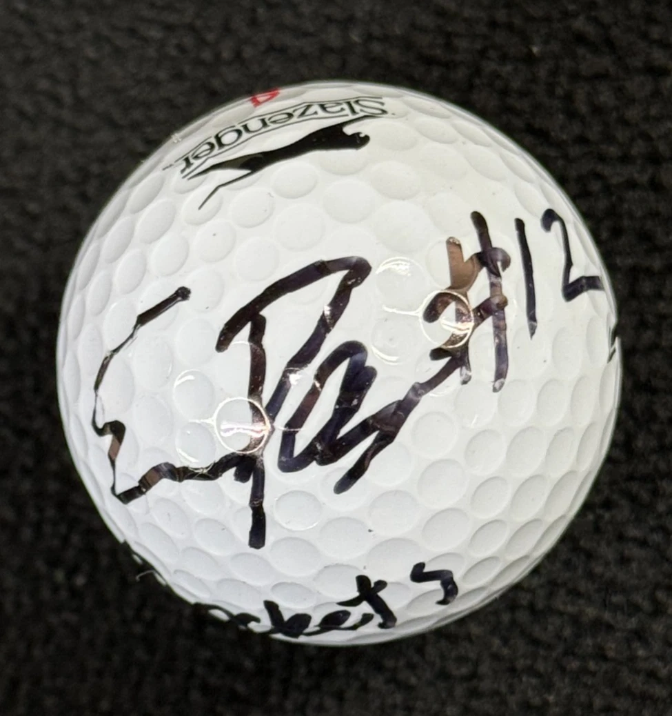 Eric Page Signed Golf Ball Toledo Rockets Beckett LOA COA