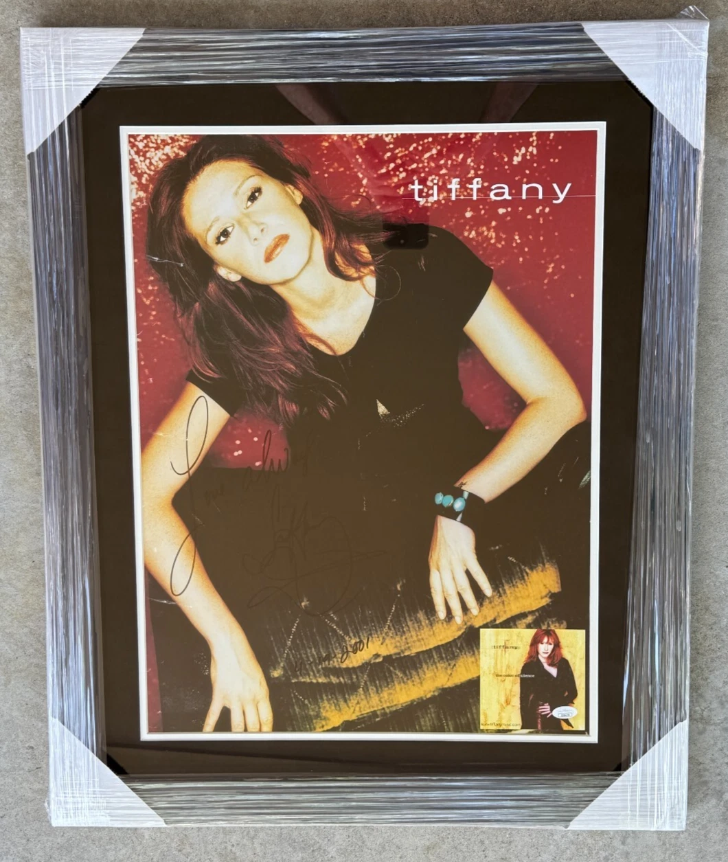 Tiffany Darwish Signed Framed The Color Of Silence Poster JSA COA