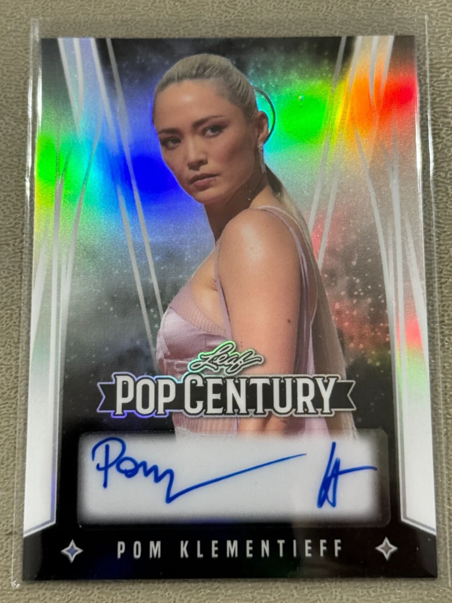 Pom Klementieff 2025 Leaf Pop Century Autograph Auto Card 11/15 Marvel Mantis