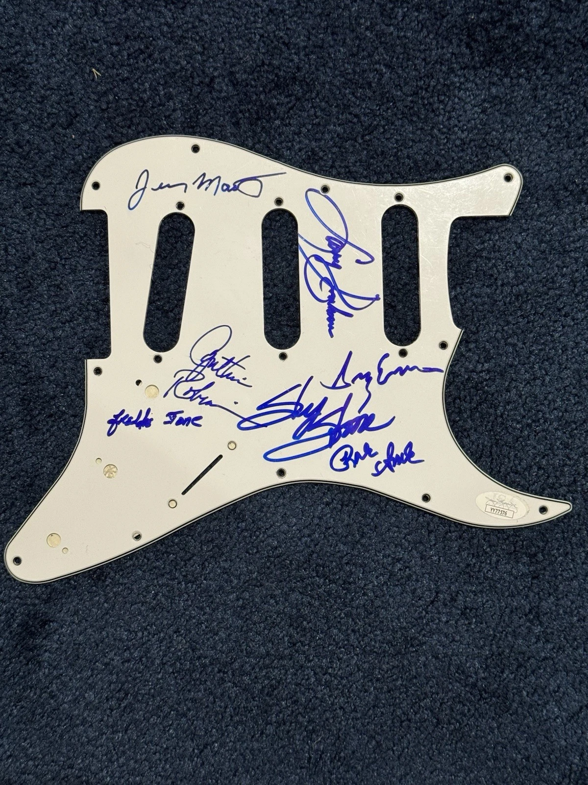 Sly Family Stone Signed Strat Guitar X 7 Sly Freddie Rose Cynthia Greg Jerry JSA