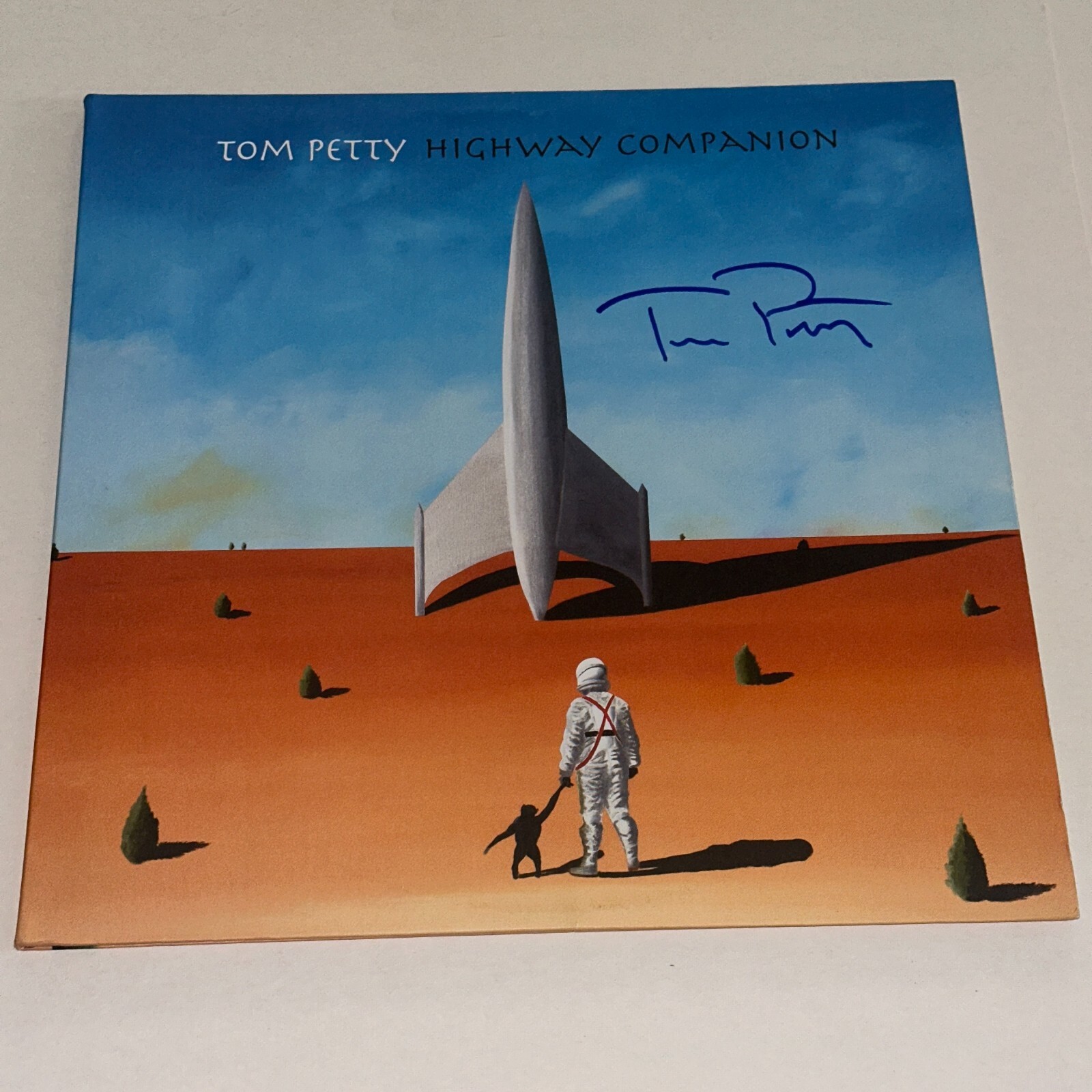 TOM PETTY Signed Highway Companion LP ALBUM COVER Beckett LOA (BAS) AUTO 10