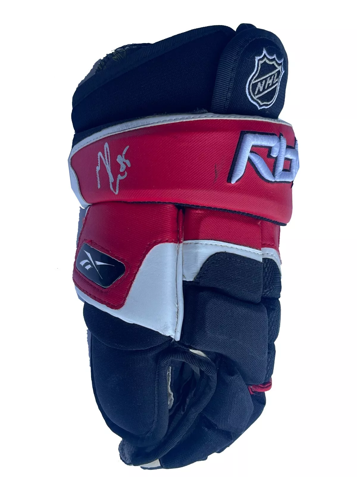 Mathieu Perreault Signed Vintage Washington Capitals Glove JSA COA