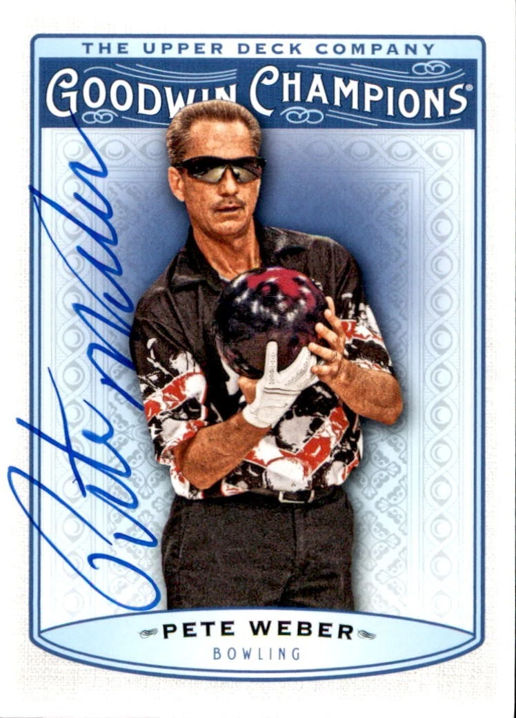 Pete Weber Signed 2019 Goodwin Champions Card #46