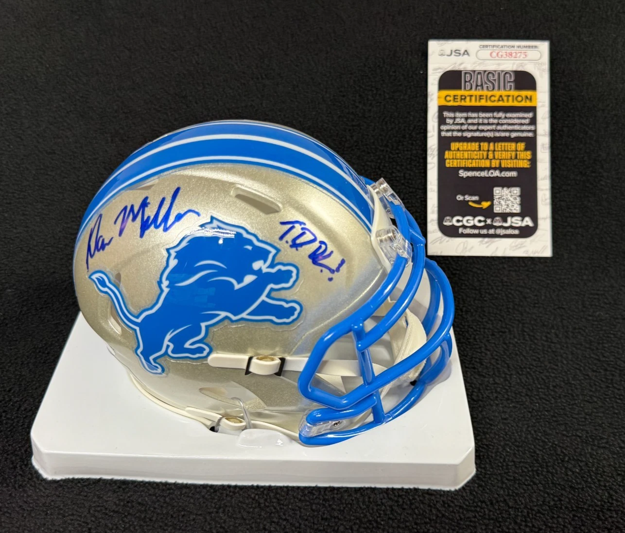 Dan Miller Signed & Inscribed 