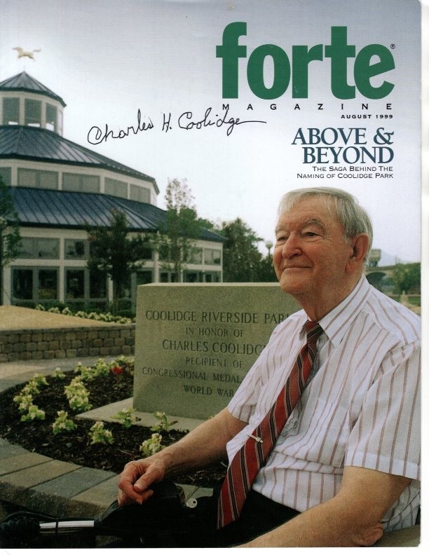 CHARLES COOLIDGE signed autographed Forte Magazine MEDAL OF HONOR