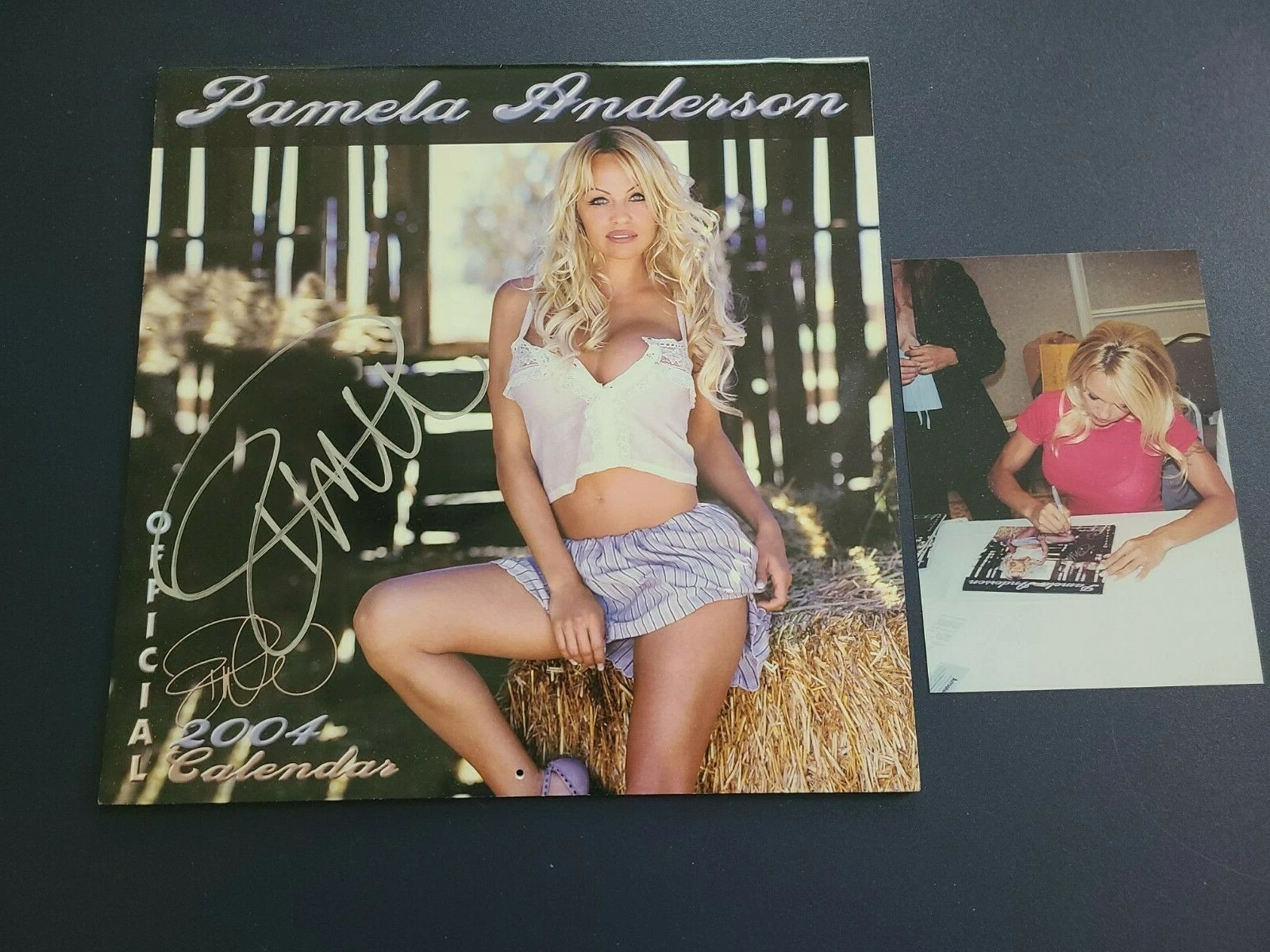 PAMELA PAM ANDERSON signed autographed 2004 calendar