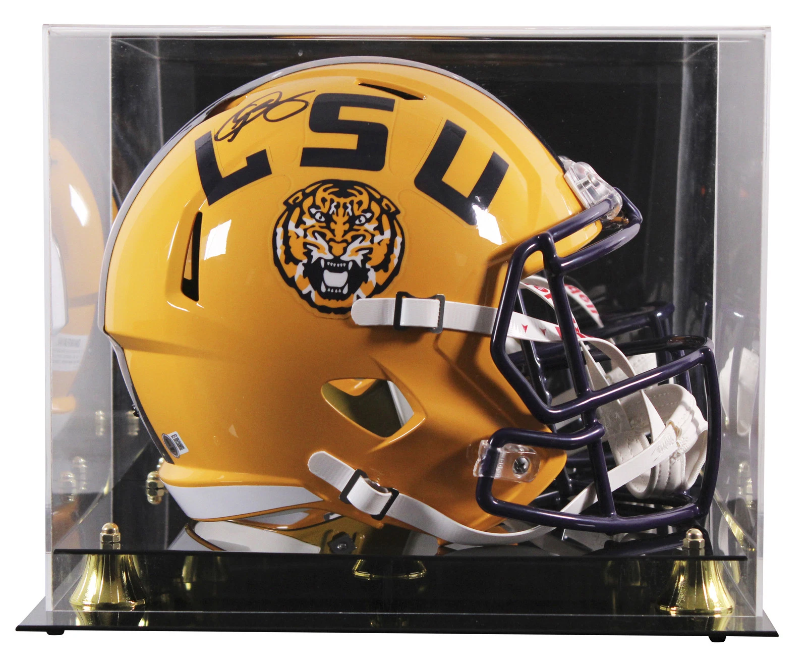 LSU Odell Beckham Jr. Signed Full Size Speed Rep Helmet W/ Case BAS Witnessed