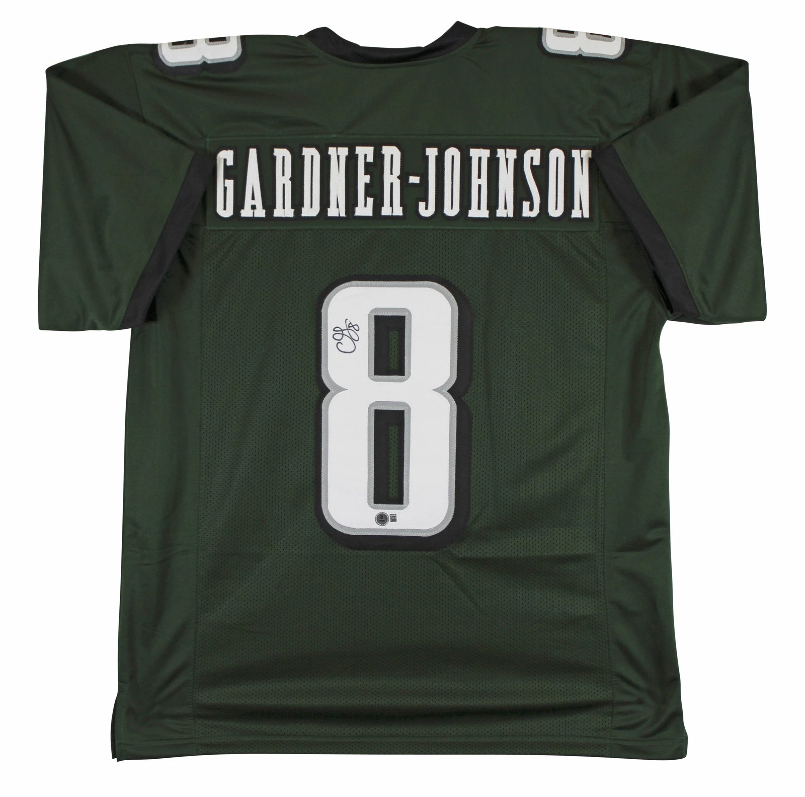 C.J. Gardner-Johnson Authentic Signed Green Pro Style Jersey BAS Witnessed