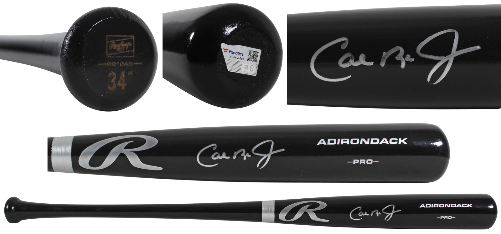 Orioles Cal Ripken Jr. Authentic Signed Black Rawlings Big Stick Bat Fanatics