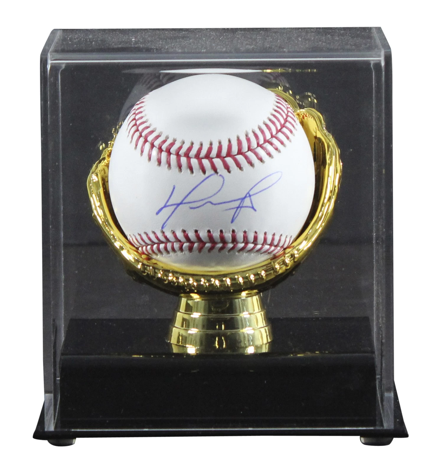 Red Sox David Ortiz Authentic Signed Oml Baseball W/ Case BAS Witnessed