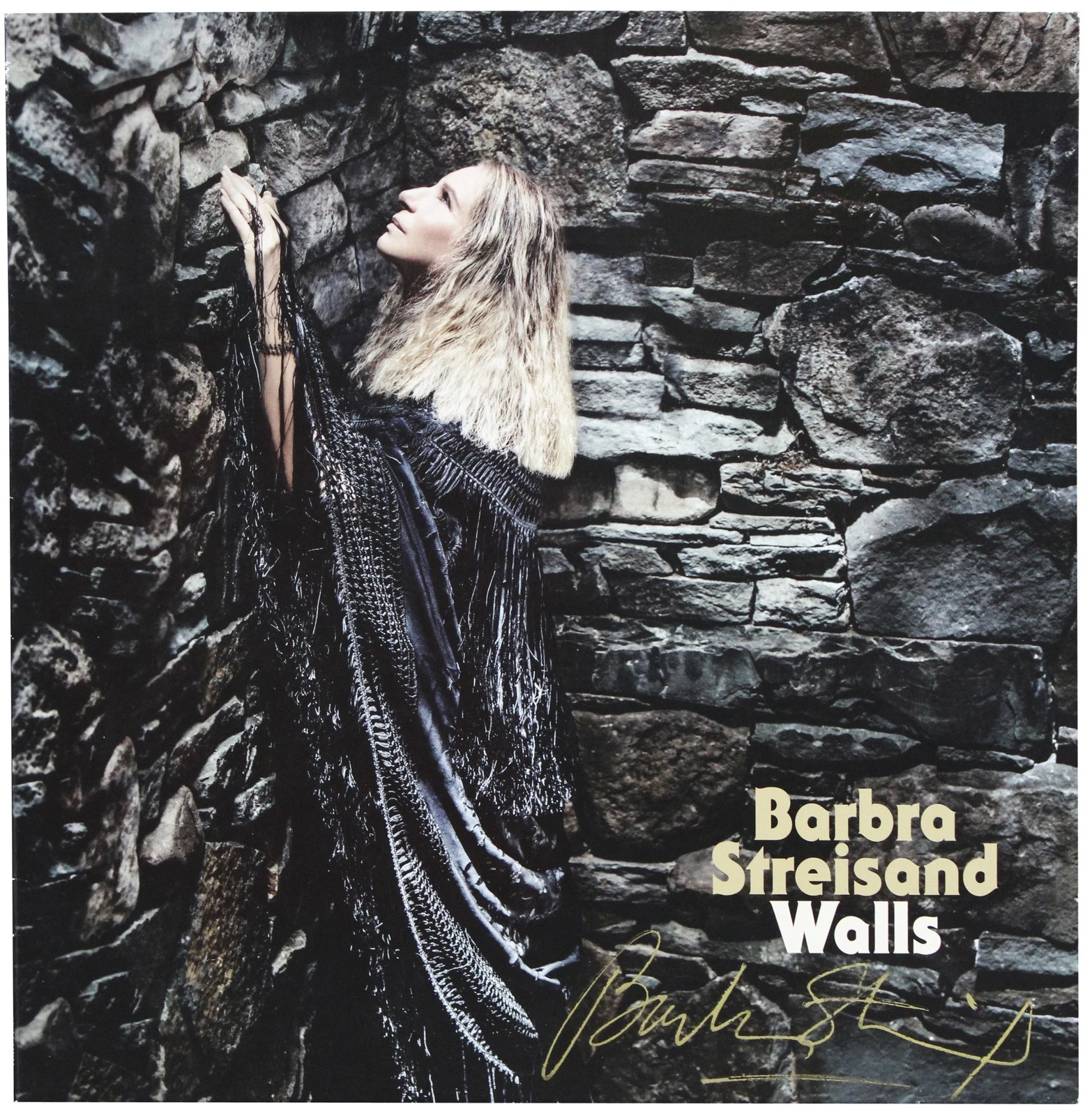 Barbra Streisand Authentic Signed Walls Album Cover Autographed BAS #AE31509