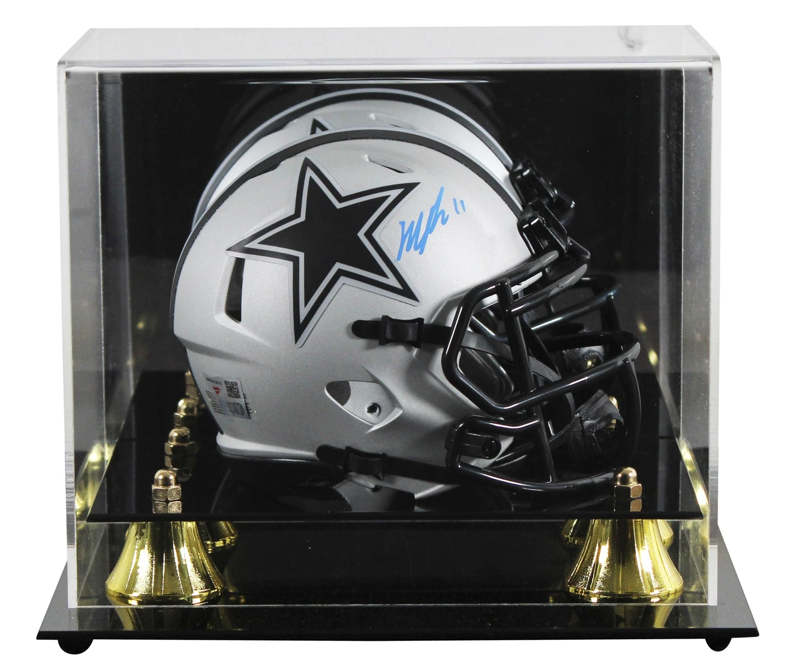 Cowboys Micah Parsons Authentic Signed Rave Speed Mini Helmet w/ Case Fanatics