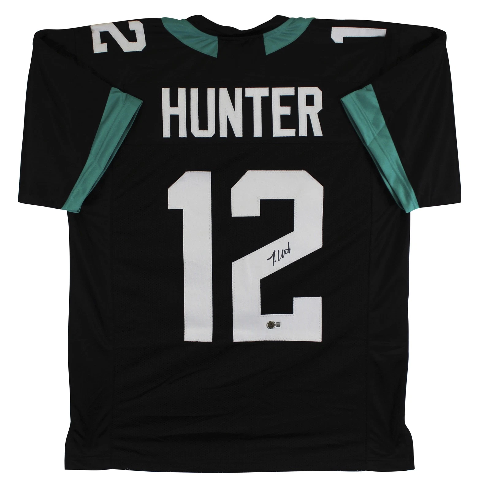 Travis Hunter Authentic Signed Black Pro Style Jersey Autographed BAS Witnessed