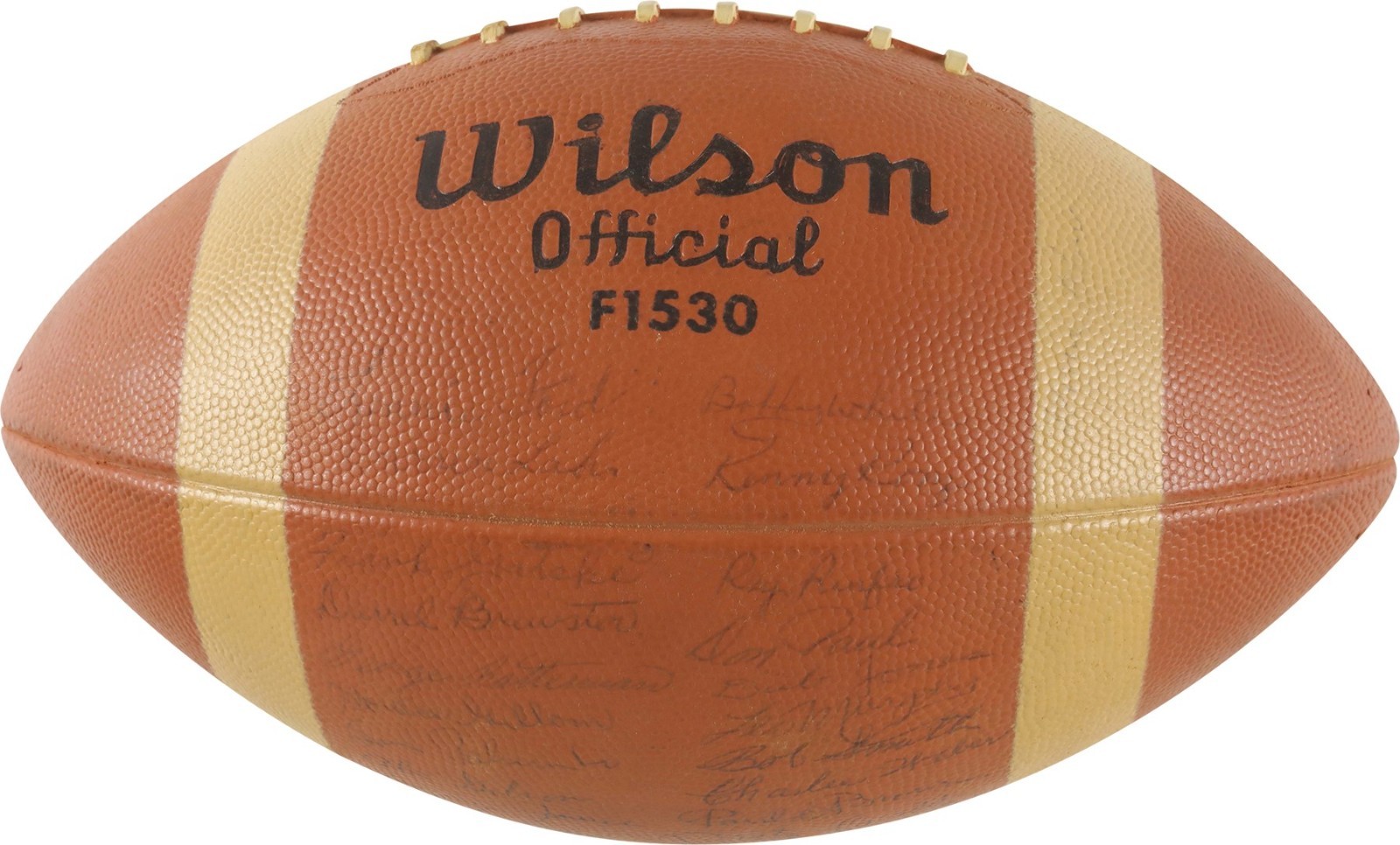 1955 Cleveland Browns NFL Champions Team Signed Football 40 Sigs PSA DNA COA