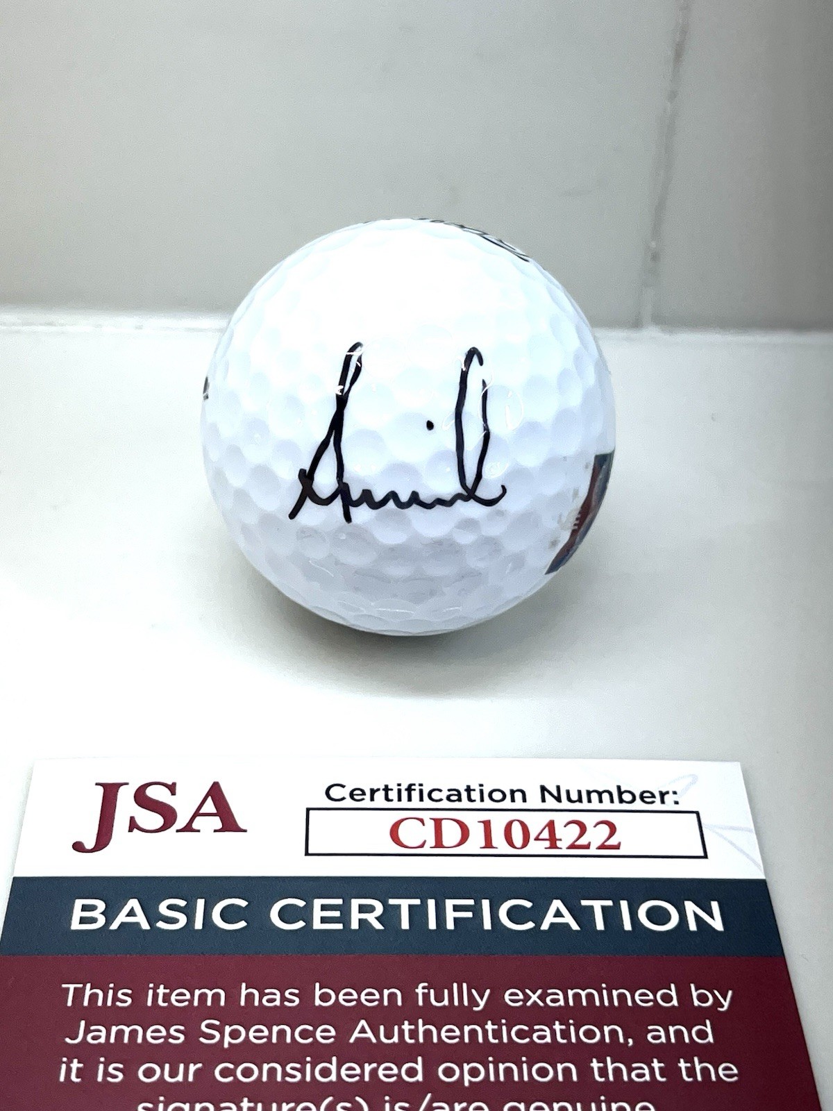 Annika Sörenstam Hand Signed Hall of Fame GOAT Golf Ball JSA Cert