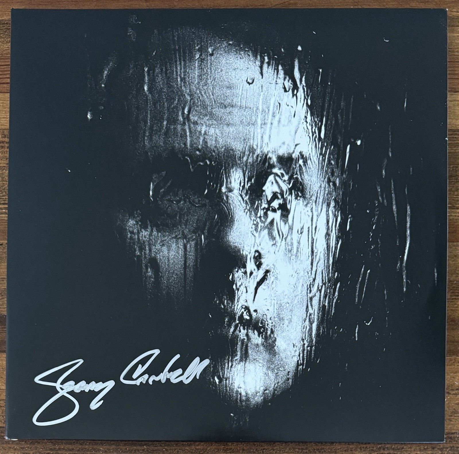 Jerry Cantrell I Want Blood AUTOGRAPHED Signed Vinyl LP Jacket BAS Beckett COA