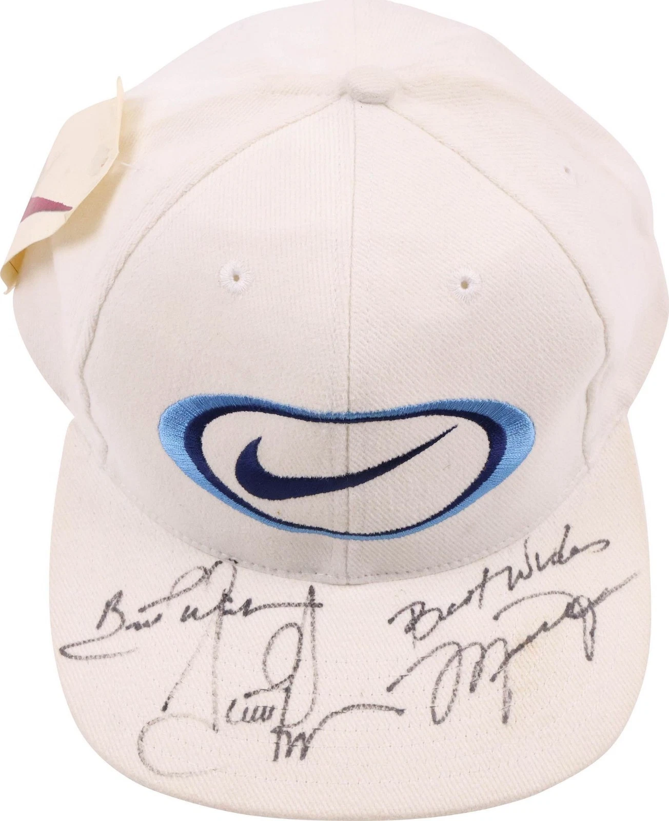 Michael Jordan & Scottie Pippen Signed Nike Basketball Hat PSA DNA  COA