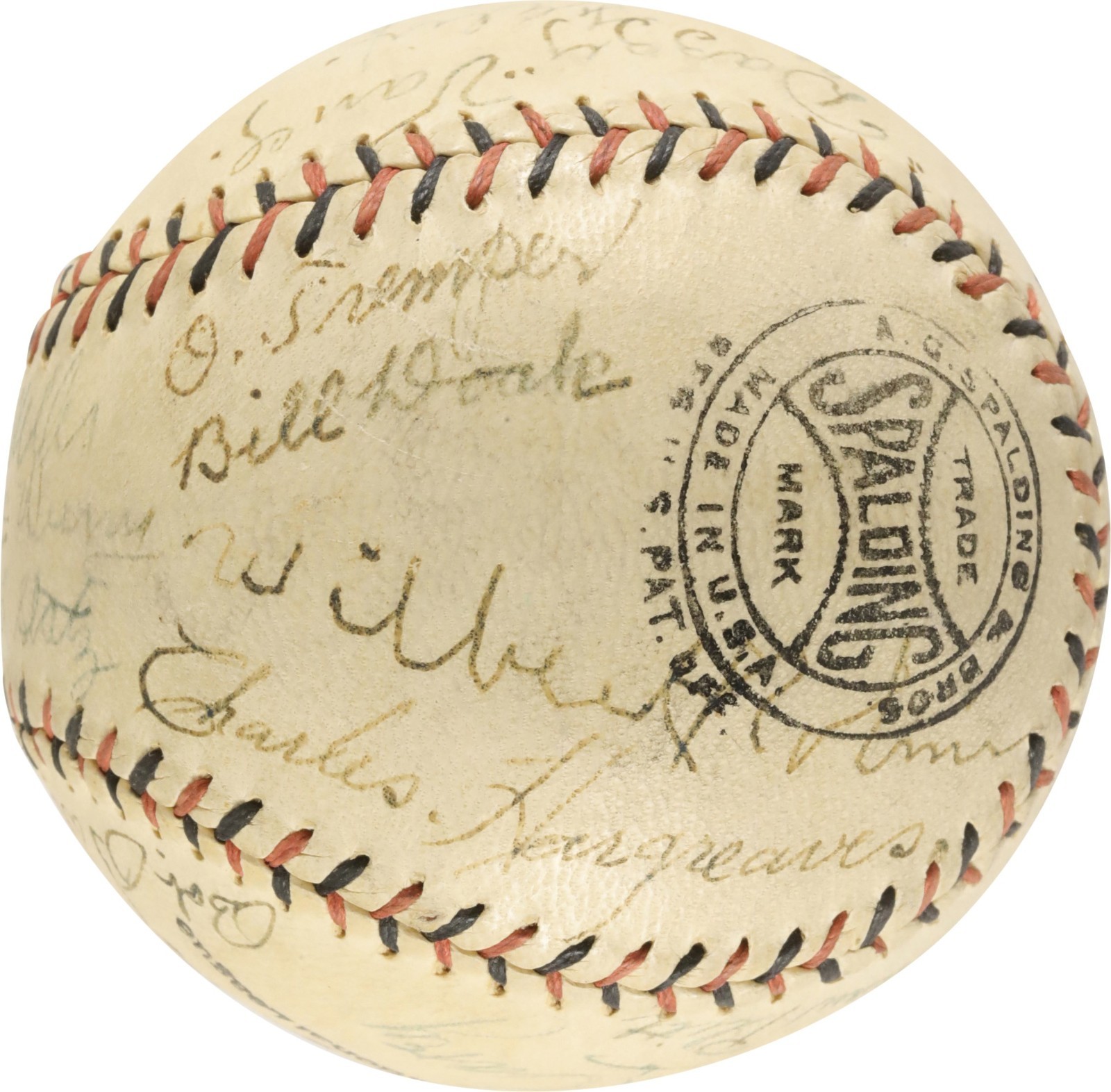 1927 DODGERS TEAM SIGNED BASEBALL WILBERT ROBINSON MAX CAREY DAZZY VANCE PSA DNA COLLECTIBLE MEMORABILIA