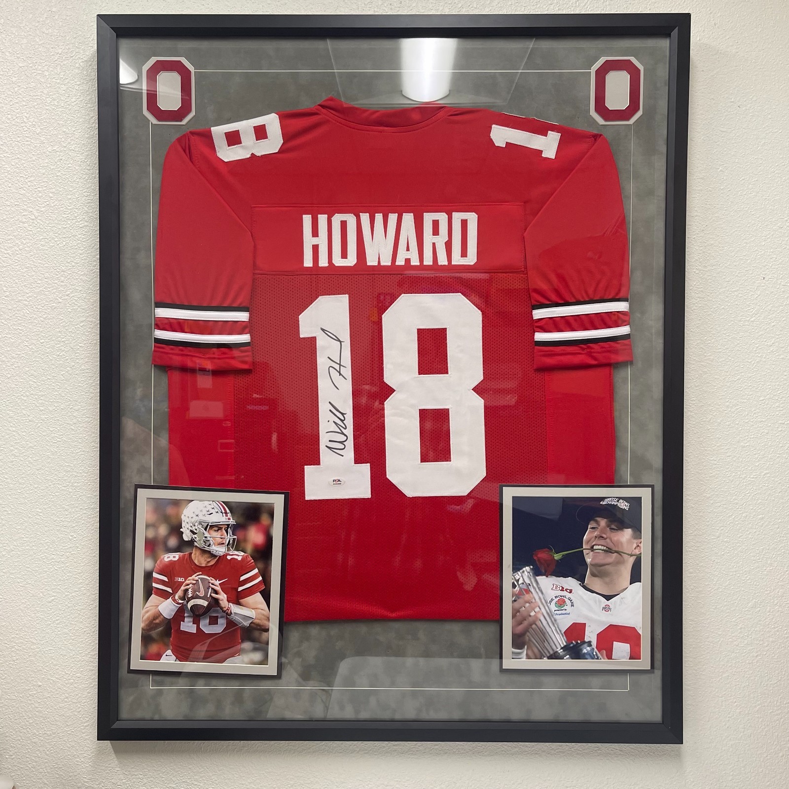 Emerald Tier Custom Framed Jersey