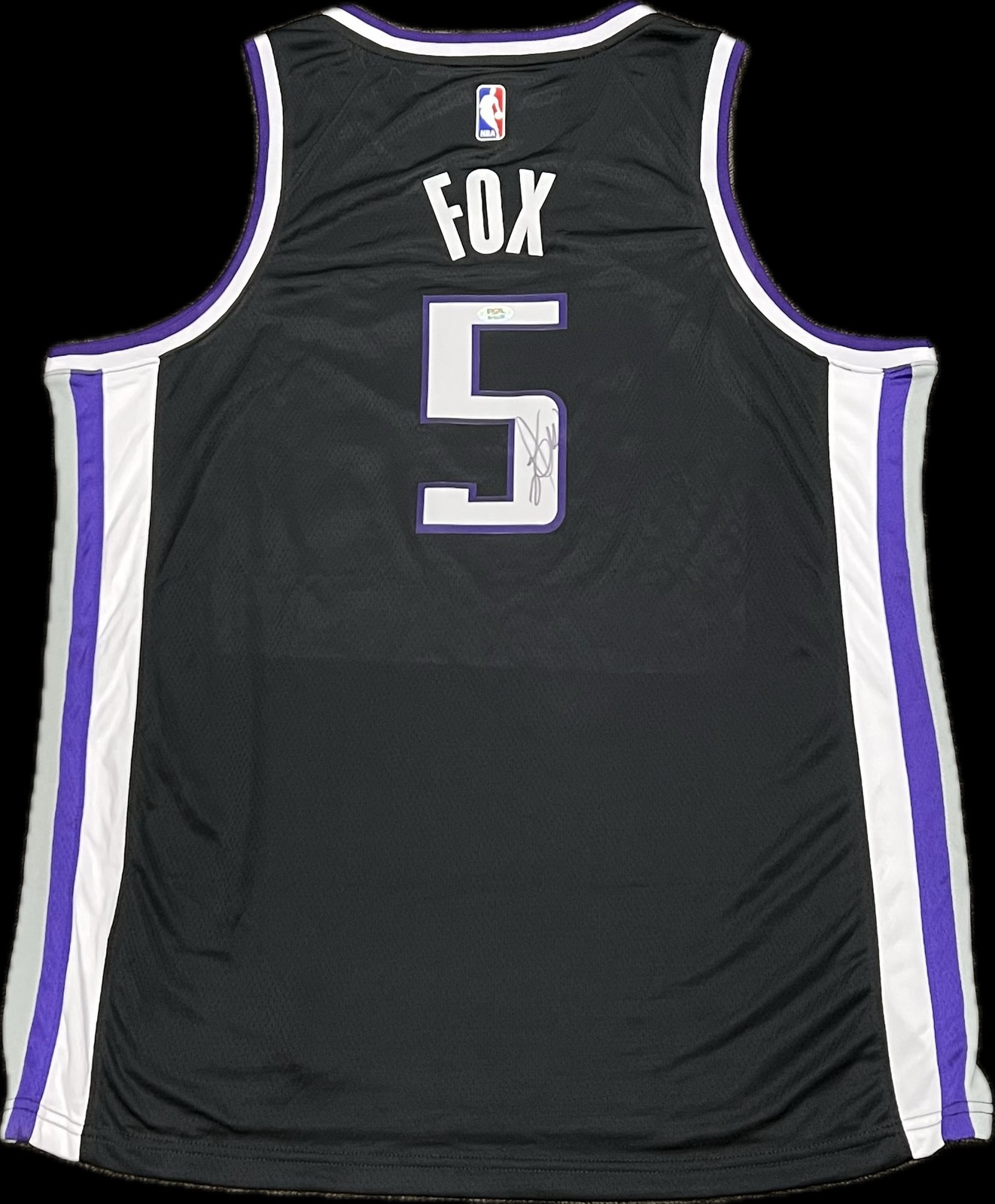 De'Aaron Fox Signed Jersey PSA Sacramento Kings Autographed