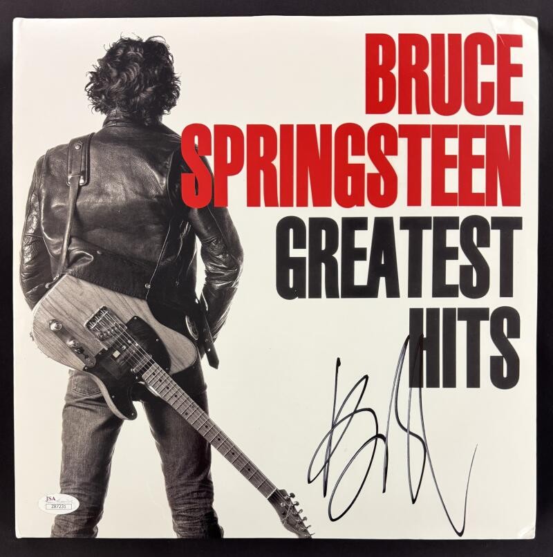Bruce Springsteen Signed Autograph Album Vinyl Record LP - Greatest Hits JSA COA