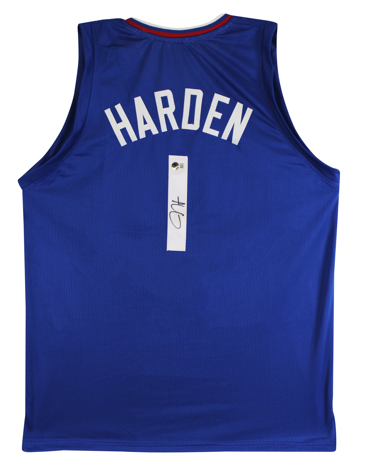 James Harden Authentic Signed Blue Pro Style Jersey Autographed BAS