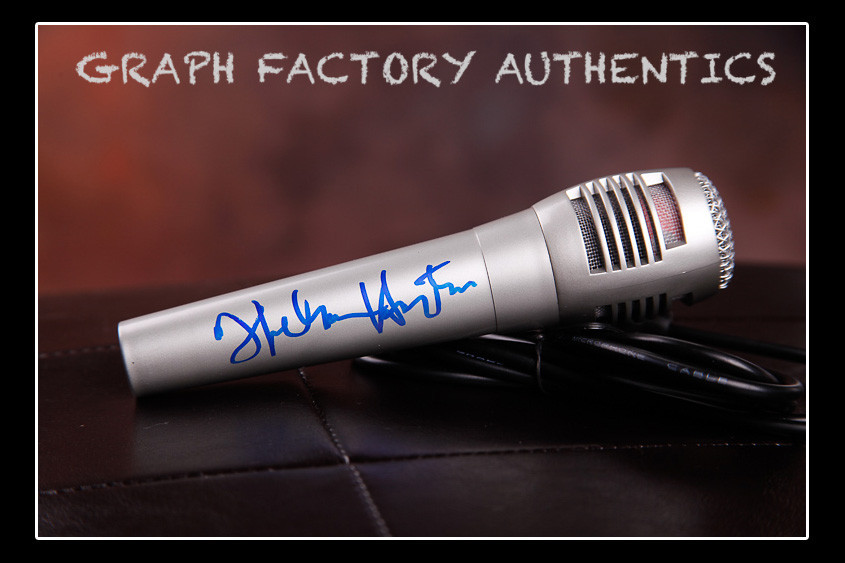 GFA Don't Leave Me This Way  * THELMA HOUSTON *  Signed Microphone MH2 COA