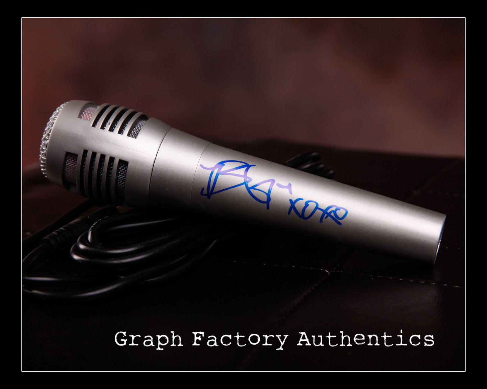 GFA Ameican Pop Star * BECKY G * Signed Microphone PROOF AD2 COA