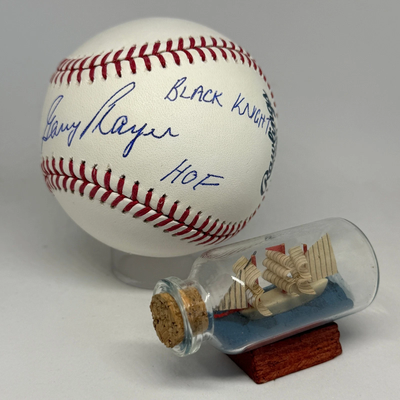 Gary Player signed Rawlings OML Baseball JSA COA Masters Golf Auto Rare A4037