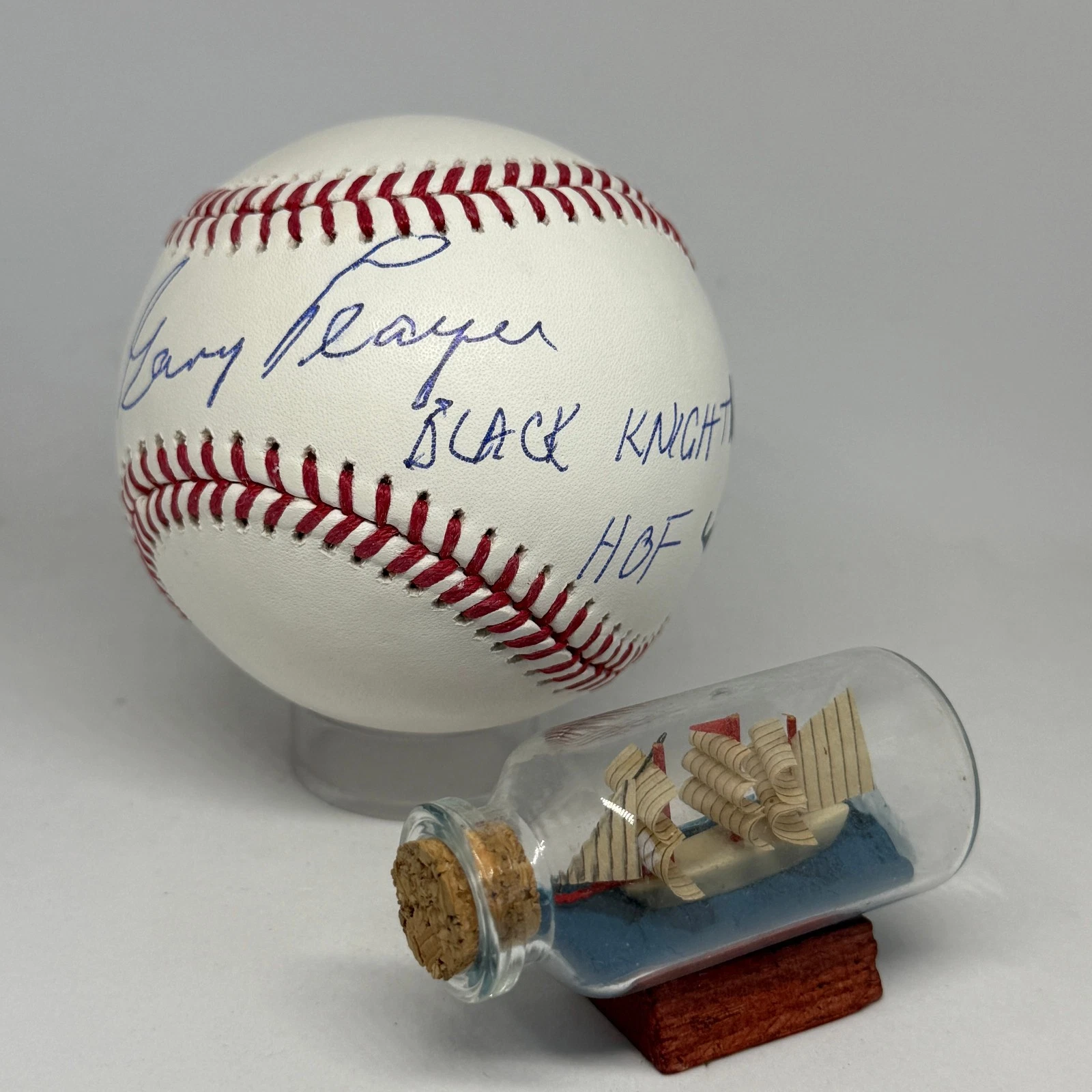 Gary Player signed Rawlings OML Baseball JSA COA Masters Golf Auto Rare A4039