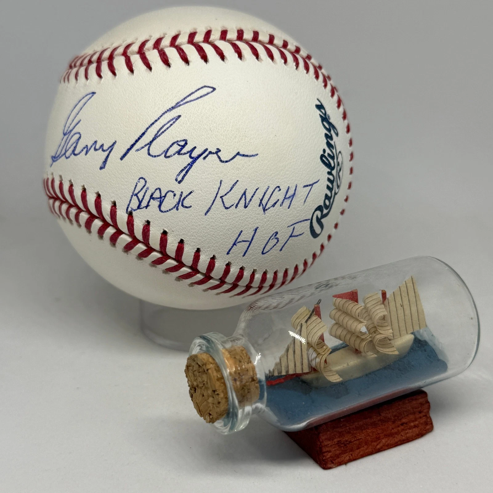 Gary Player signed Rawlings OML Baseball JSA COA Masters Golf Auto Rare A4040