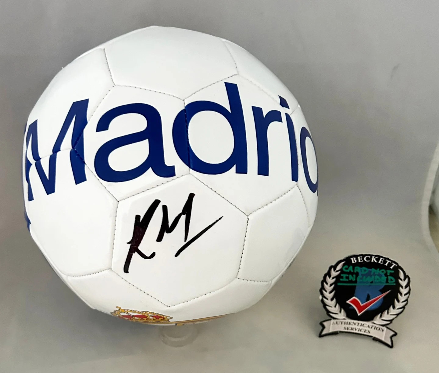 Keylor Navas Signed Soccer Ball Real Madrid Beckett BAS COA