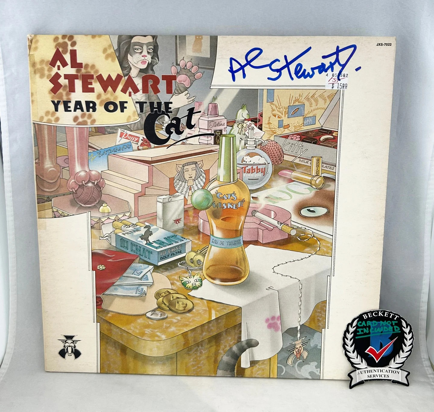 Al Stewart Signed Vinyl LP Album Year Of The Cat Beckett BAS COA