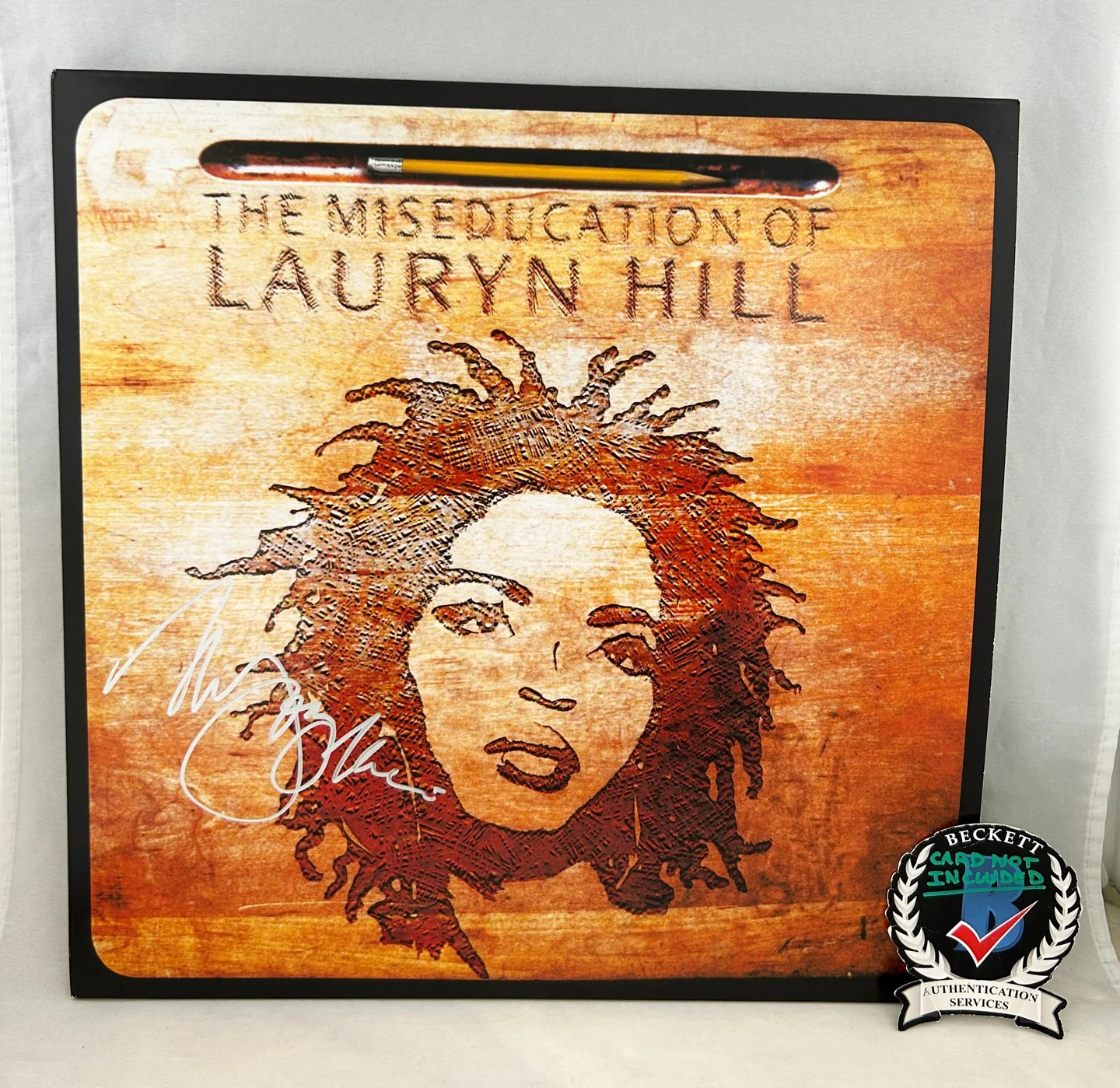 Lauryn Hill Signed Vinyl LP Album The Miseducation Beckett BAS COA