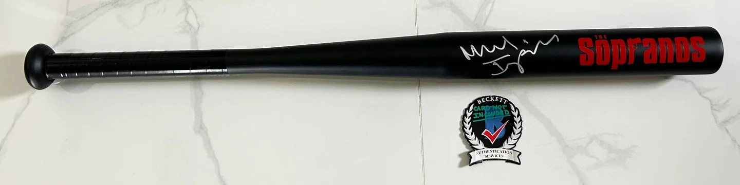 Michael Imperioli Signed Bat The Sopranos Beckett BAS 5 COA