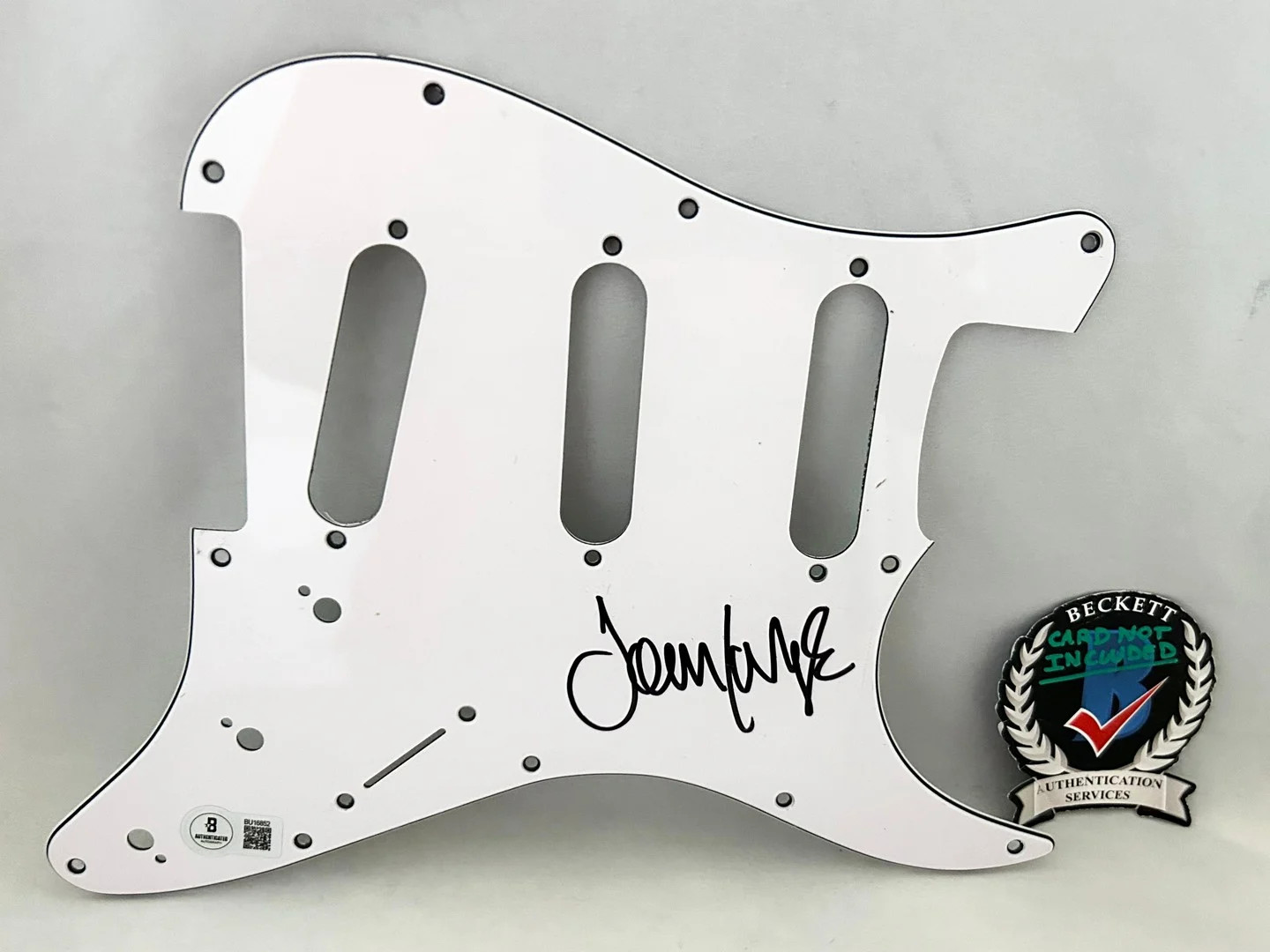 John Lodge Signed Electric Pickguard The Moody Blues Beckett BAS 1 COA