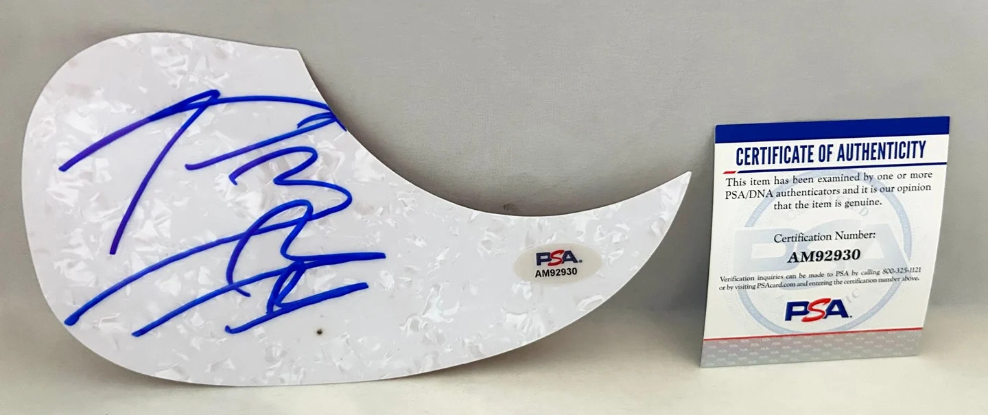 Post Malone Signed Acoustic Pickguard PSA/DNA 1 COA