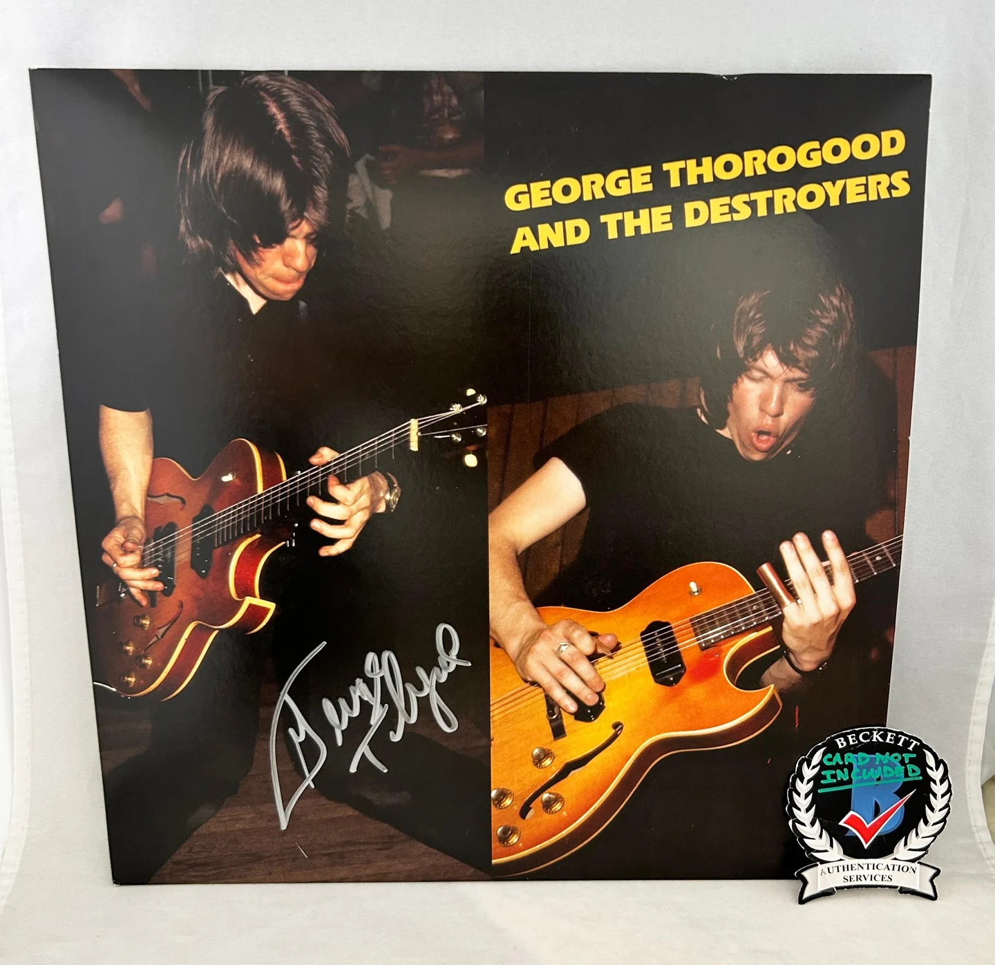 George Thorogood Signed Vinyl LP Album Beckett BAS COA
