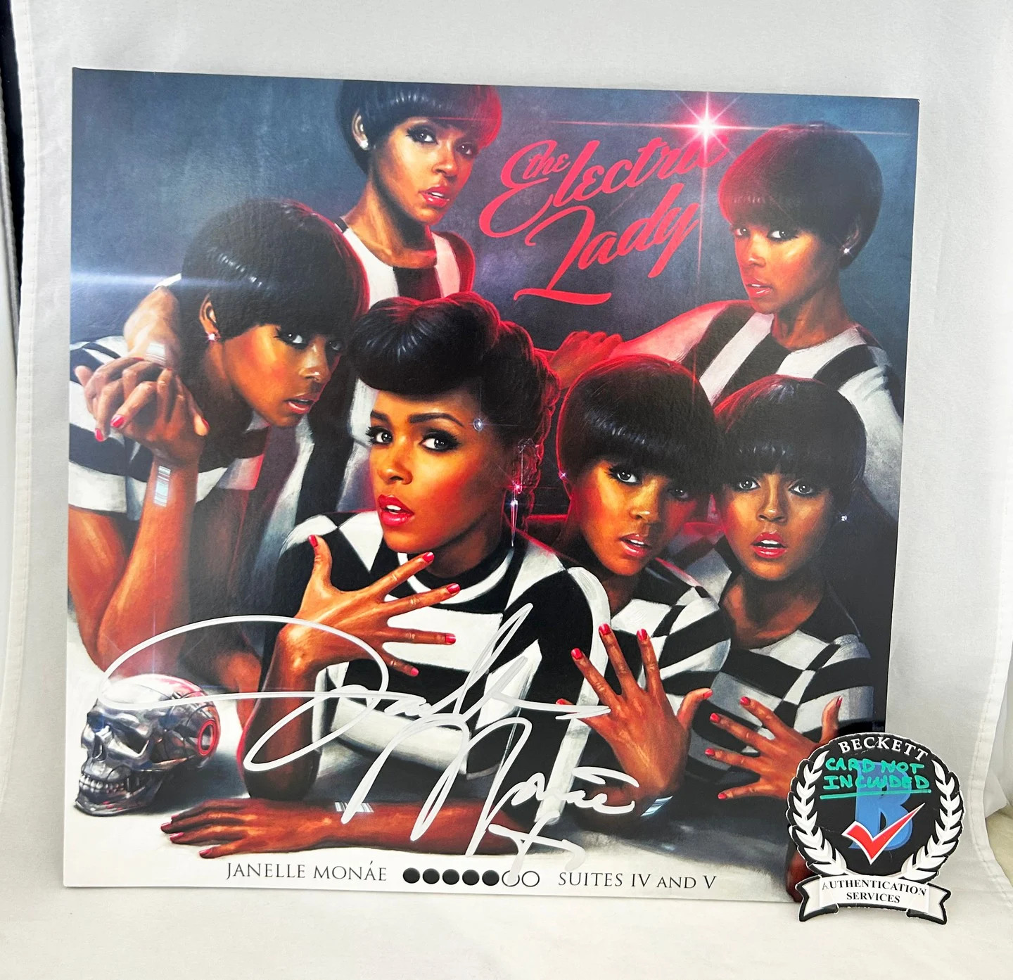 Janelle Monae Signed Vinyl LP Album Suites IV and V Beckett BAS COA