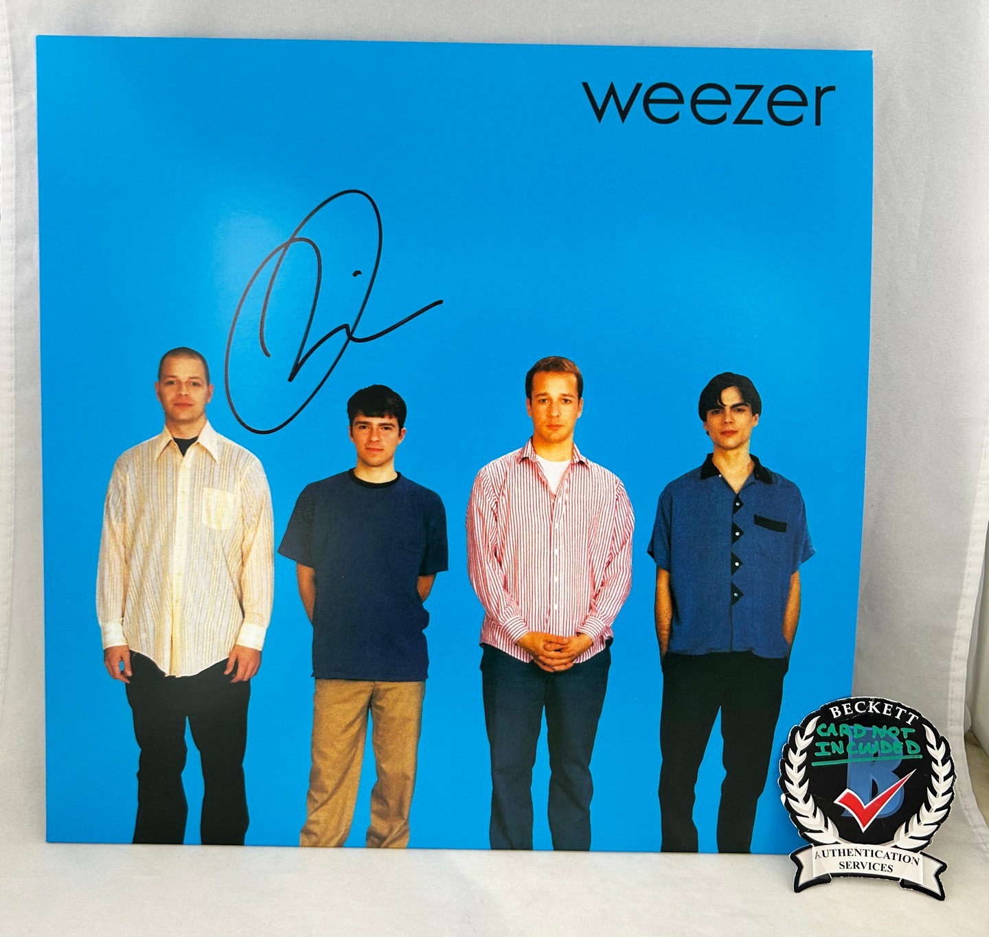 Rivers Cuomo Signed Vinyl LP Album Blue Beckett BAS COA