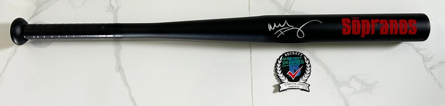Michael Imperioli Signed Bat The Sopranos Beckett BAS 1 COA