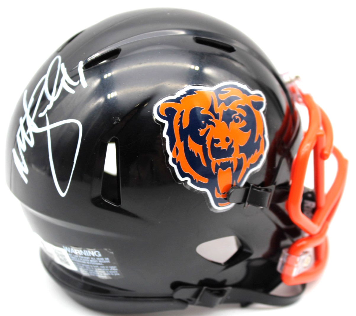 Matt Suhey Chicago Bears Signed Custom Mini Football Helmet w/Beckett BQ83809