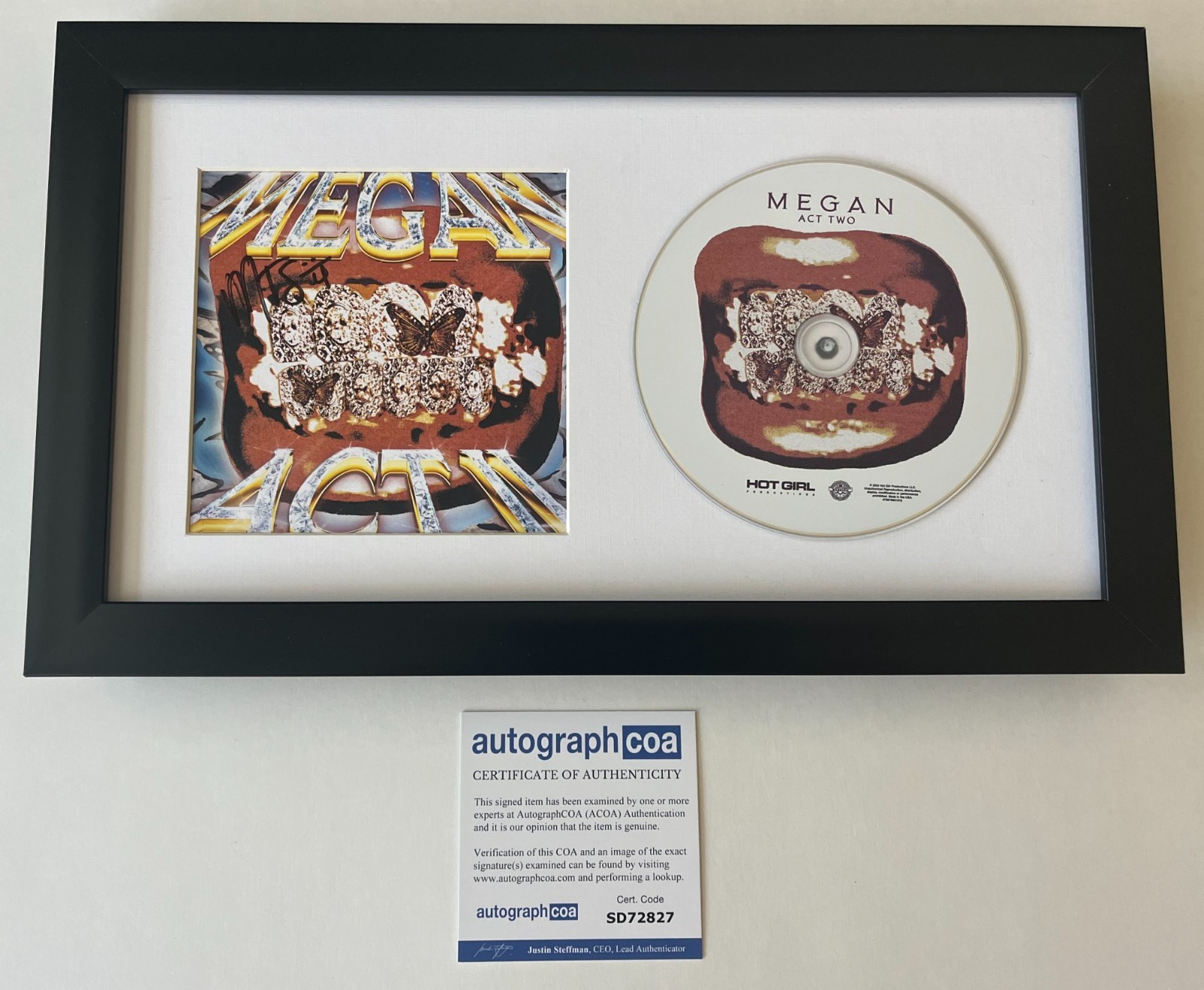 アート・デザイン・音楽 GA. DOCUMENT EXTRA. 1-6.8-10.14 Lady Gaga Signed MAYHEM Record Album Insert Vinyl Included W