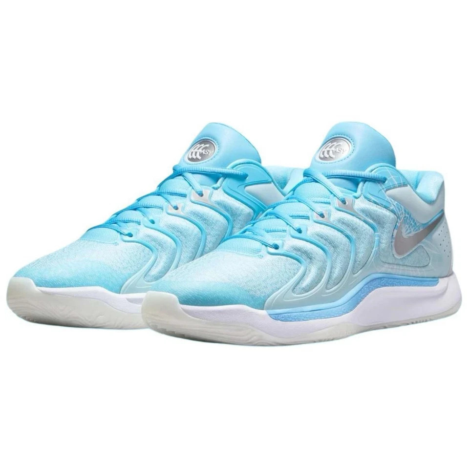 Size 10 Nike KD 17 Christmas  FZ1525-400 Brand New Shoes UNC Carolina Blue